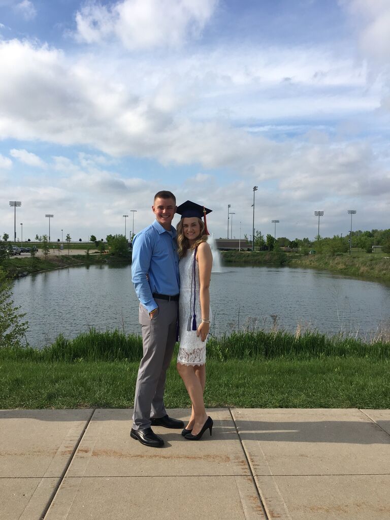We both graduated from Oswego High School a year apart from one another