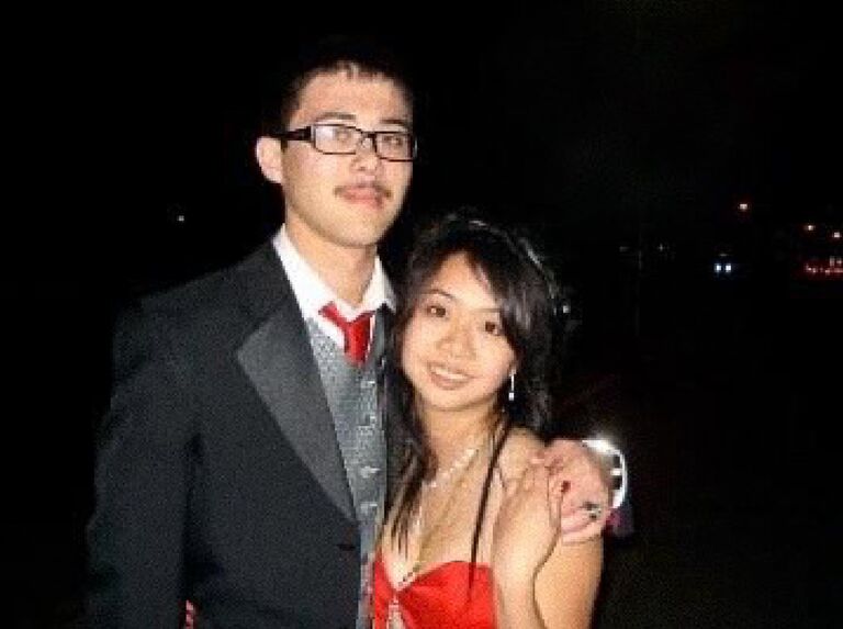Thao & Jose post-prom (as friends)