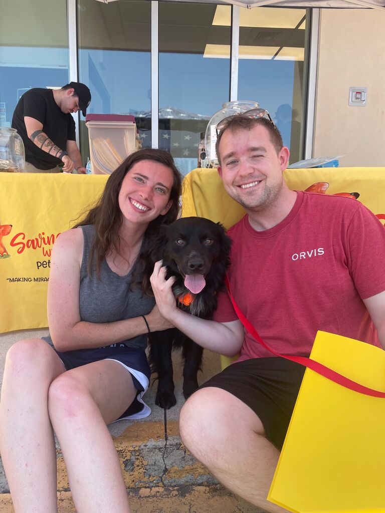 We adopted Cooper! It was love at first sight!