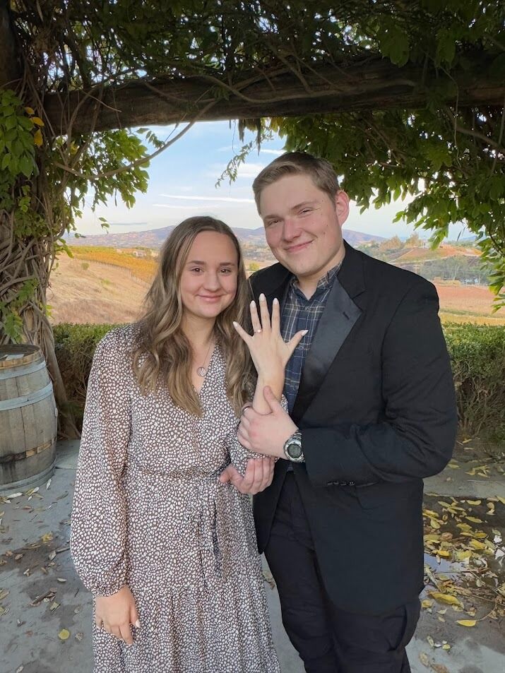 ENGAGED! This was truly an amazing day! I only figured out what was going on 5ish minutes before he came out and popped the question! Otherwise, I was completely surprised. 