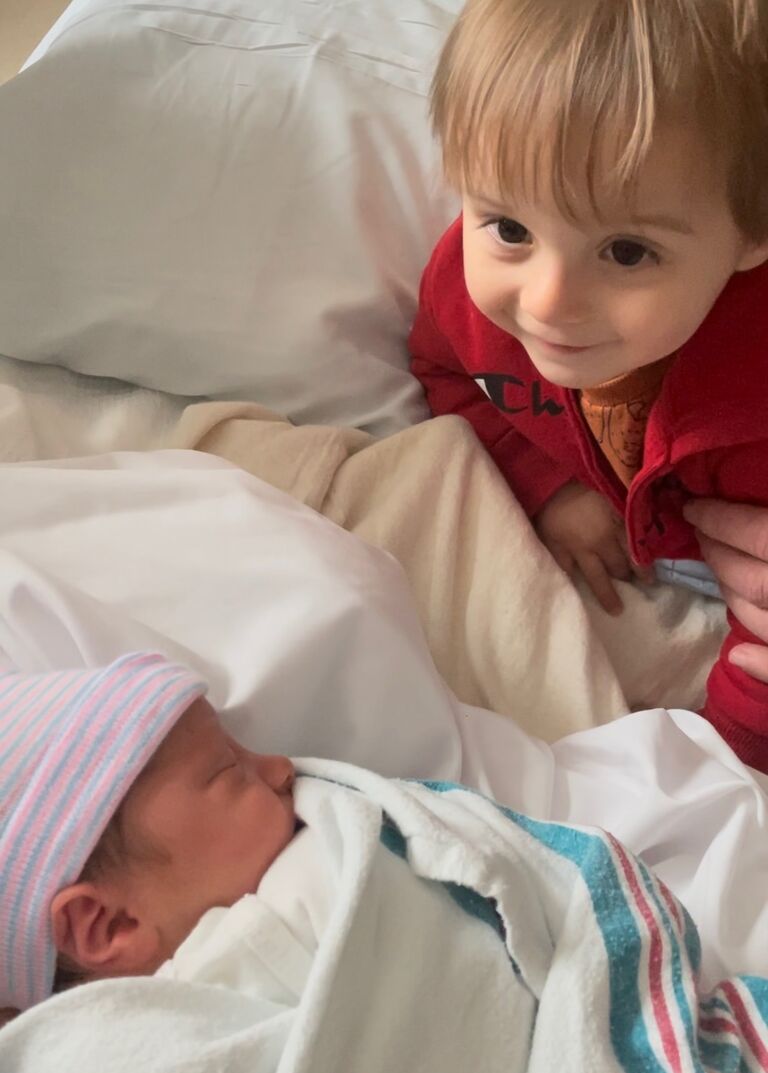 We welcomed our second nephew on Alyvia's side, Holden!