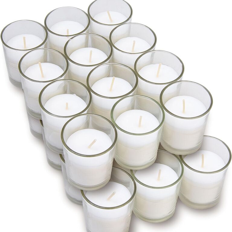 Premium white unscented candles for wedding 