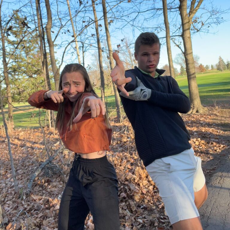 A little impromptu photoshoot while golfing at Arbor Trace in Marion, IN.