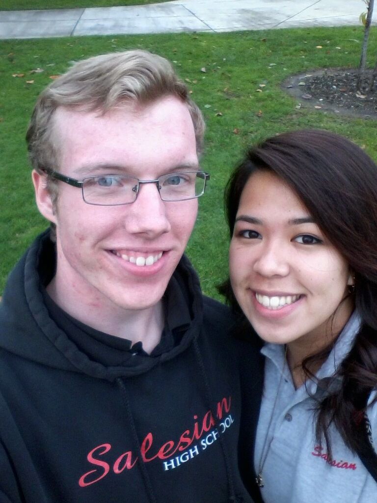 Jasmine and Bailey started dating at Salesian High School