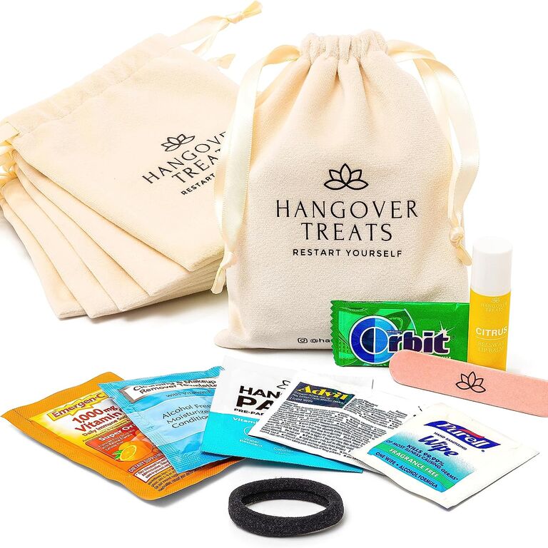 Bulk Hangover Kit Supplies for Bachelorette Parties, Weddings