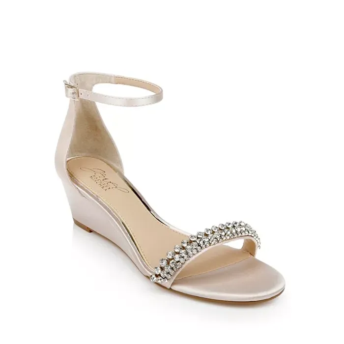 Smart & Sleek Women Comfort Embellished Wedges Sandal