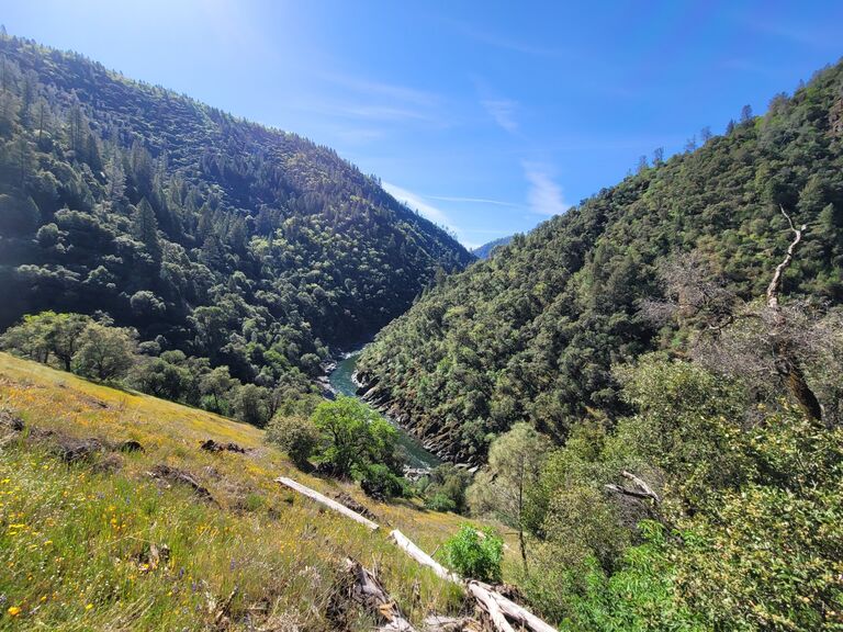 One of our first hikes together in Colfax, CA 