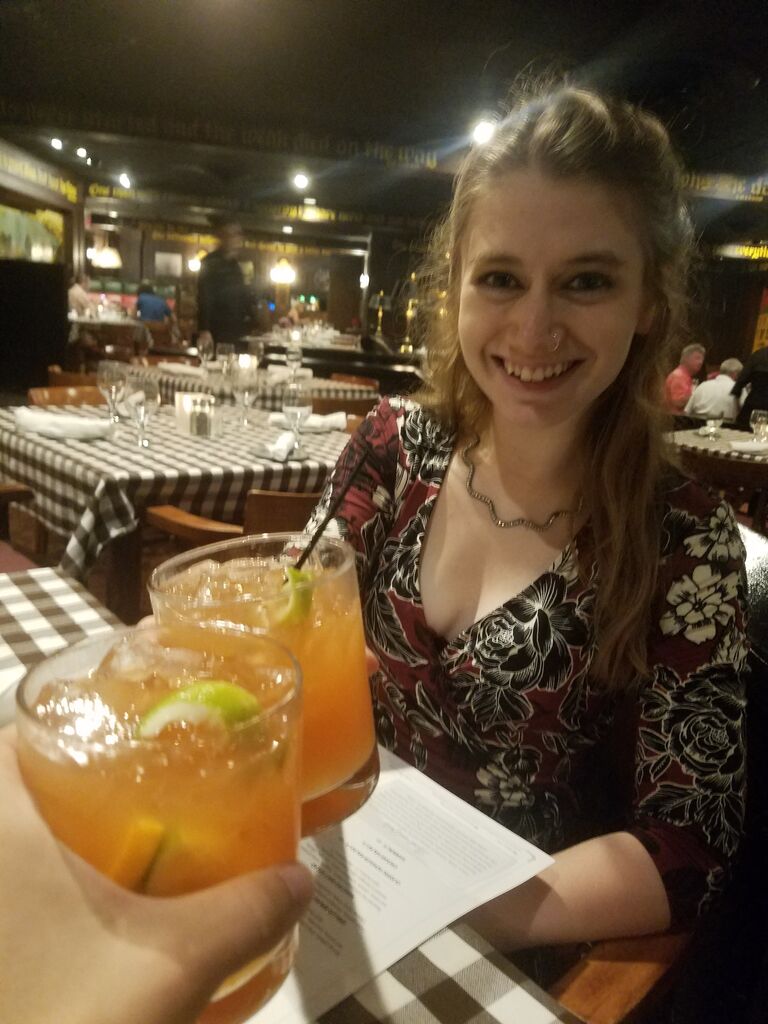 Mocktails to celebrate our 1st anniversary at Schuler's :)