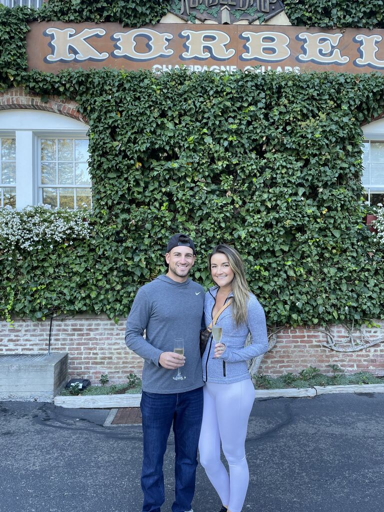 Winery hopping in Wine Country! π·