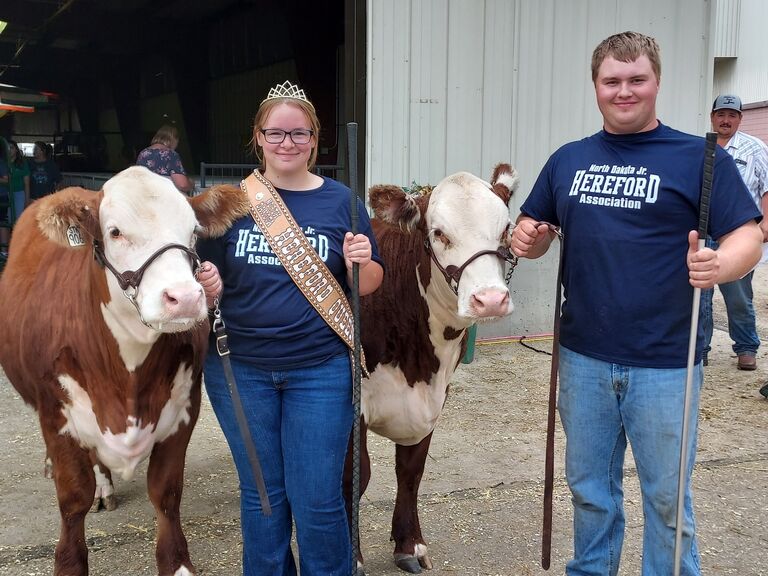 Many cattle shows together! This one at the North Dakota State Fair!