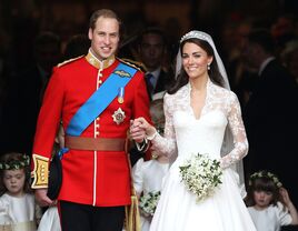 Prince William and Kate Middleton's wedding day