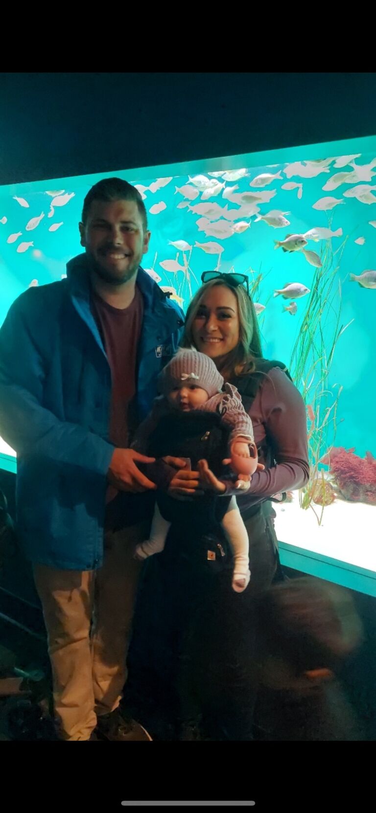 Her first time in aquarium