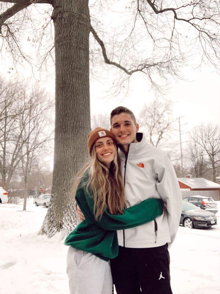 First New Years together! Also, there’s snow so you KNOW that Allison was happy that day! 
