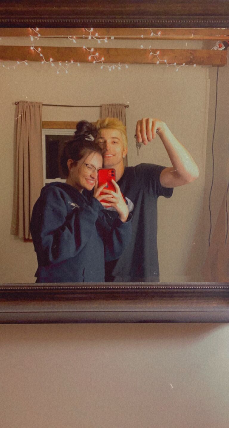 Before you know it we moved into our first place together. The first of many places we would call home!