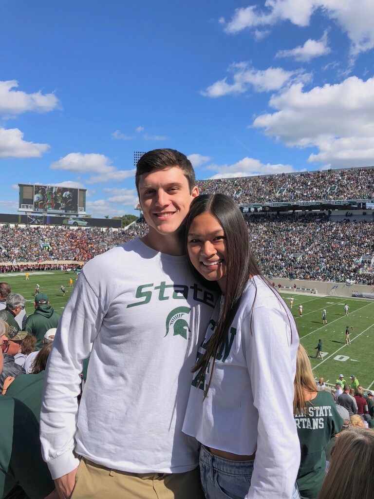 MSU football game - Go Green!