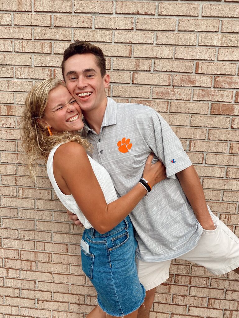 We went off to Clemson! This picture always reminds me of how happy Emma makes me and how faithful the Lord is - Luke