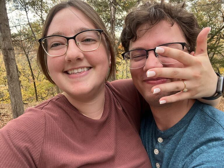 We're engaged! We got engaged in Eureka Springs, AR and got to spend the weekend celebrating each other and enjoying the beautiful fall colors. 