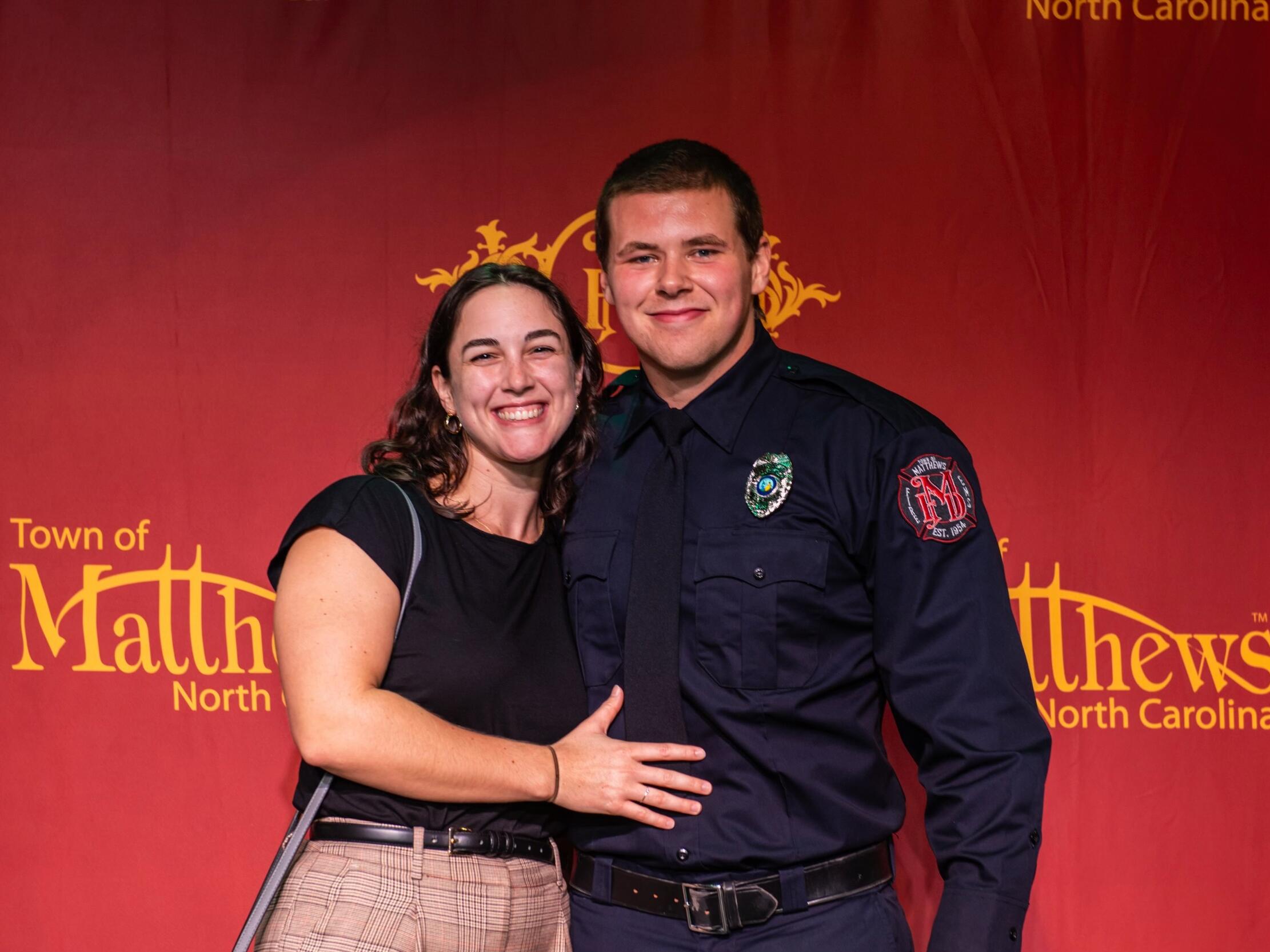 Will graduated from the fire academy!