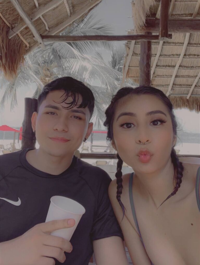 Took him to Cancun for his birthday. First international trip.