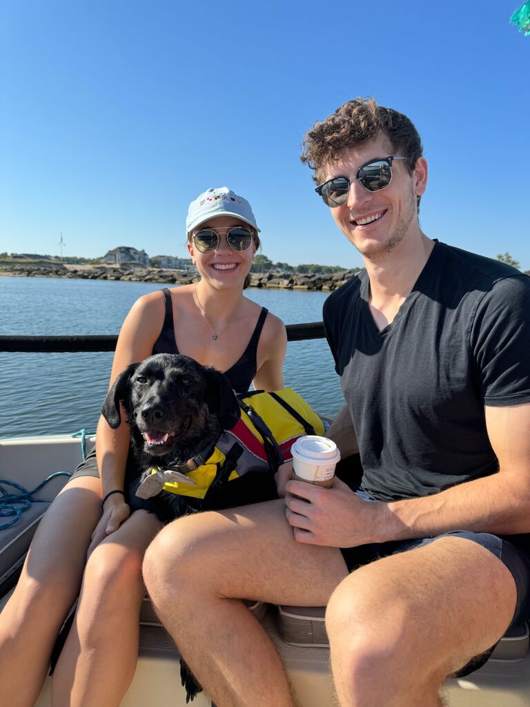 Lots of time spent on Lake Michigan with Astro.