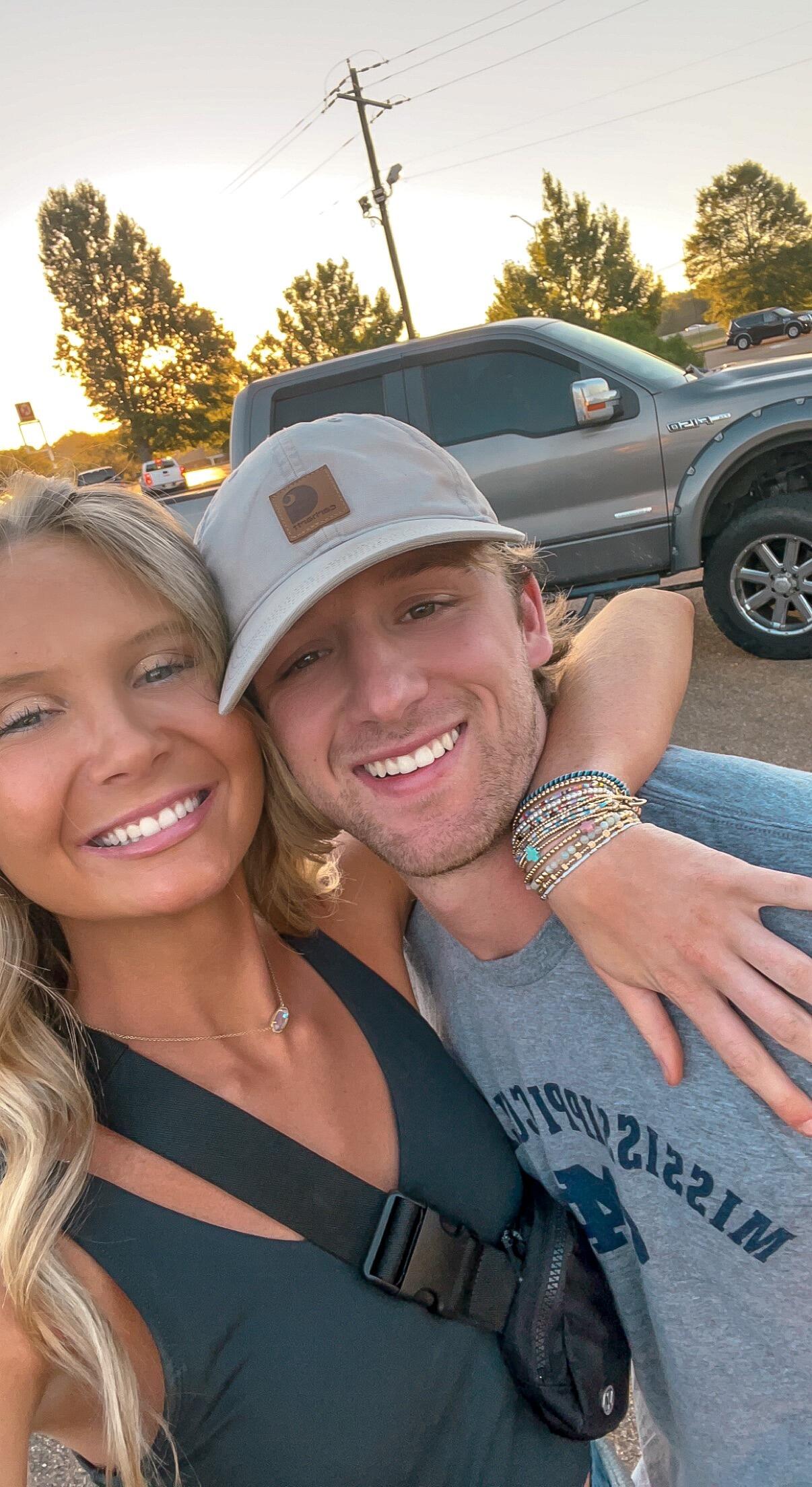 Soon after their internship had ended, the two started dating!
