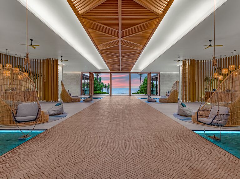 Indoor pool and spa area at Hilton Tulum Riviera Maya All-Inclusive Resort