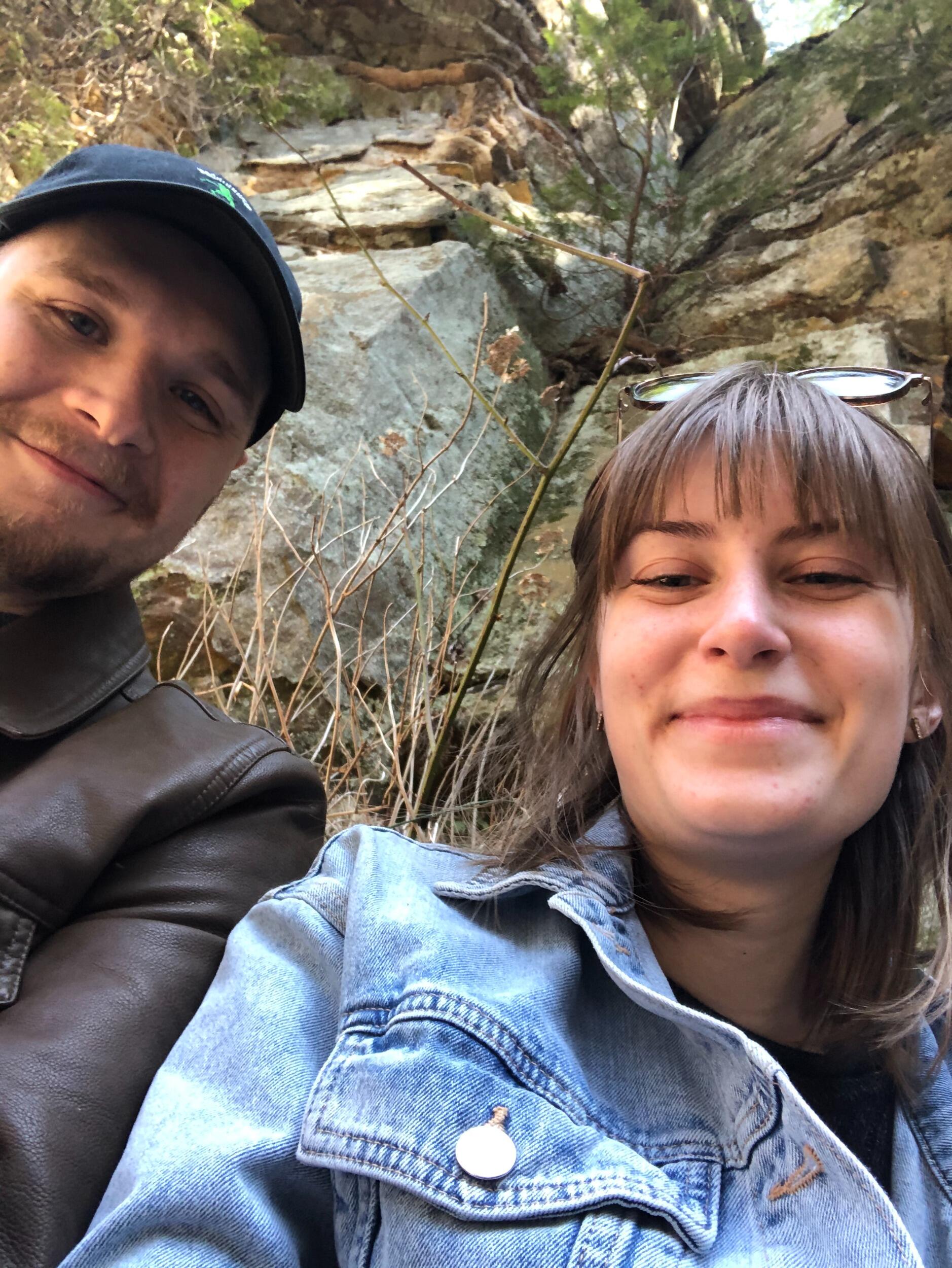 Our first real life date! Brian flew to Illinois and we spent the weekend at Starved Rock.