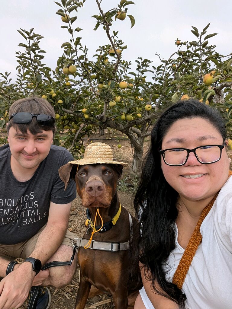 Apple Picking with Kiki in Watsonville