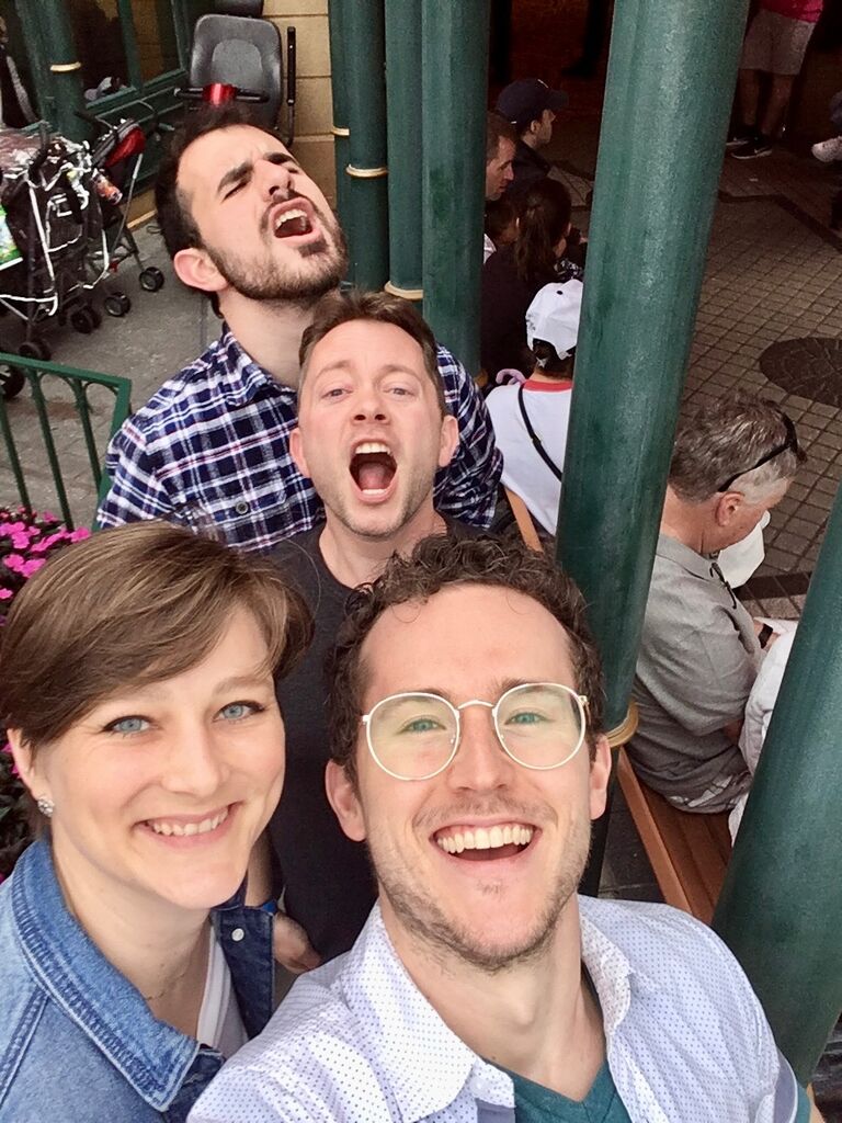 Austin's first time to Disney World with Matt and John and Sara Burke
