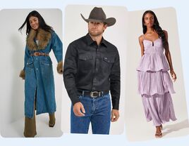 Three country wedding outfits for guests