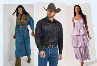 Three country wedding outfits for guests