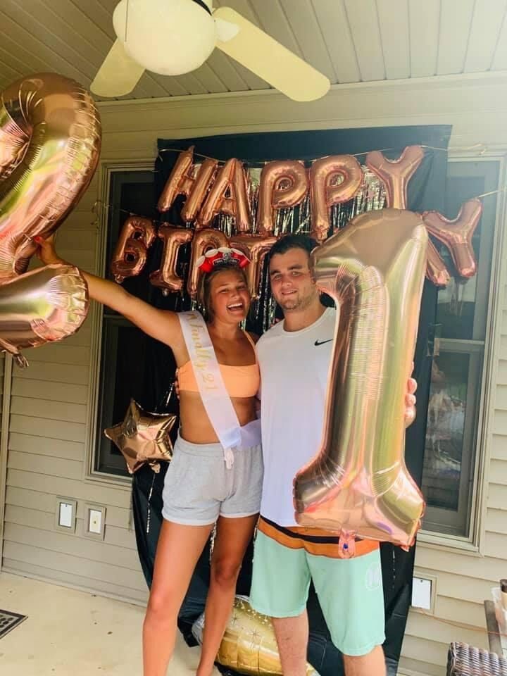 Met back up Junior year of college - Abby's 21st bday!