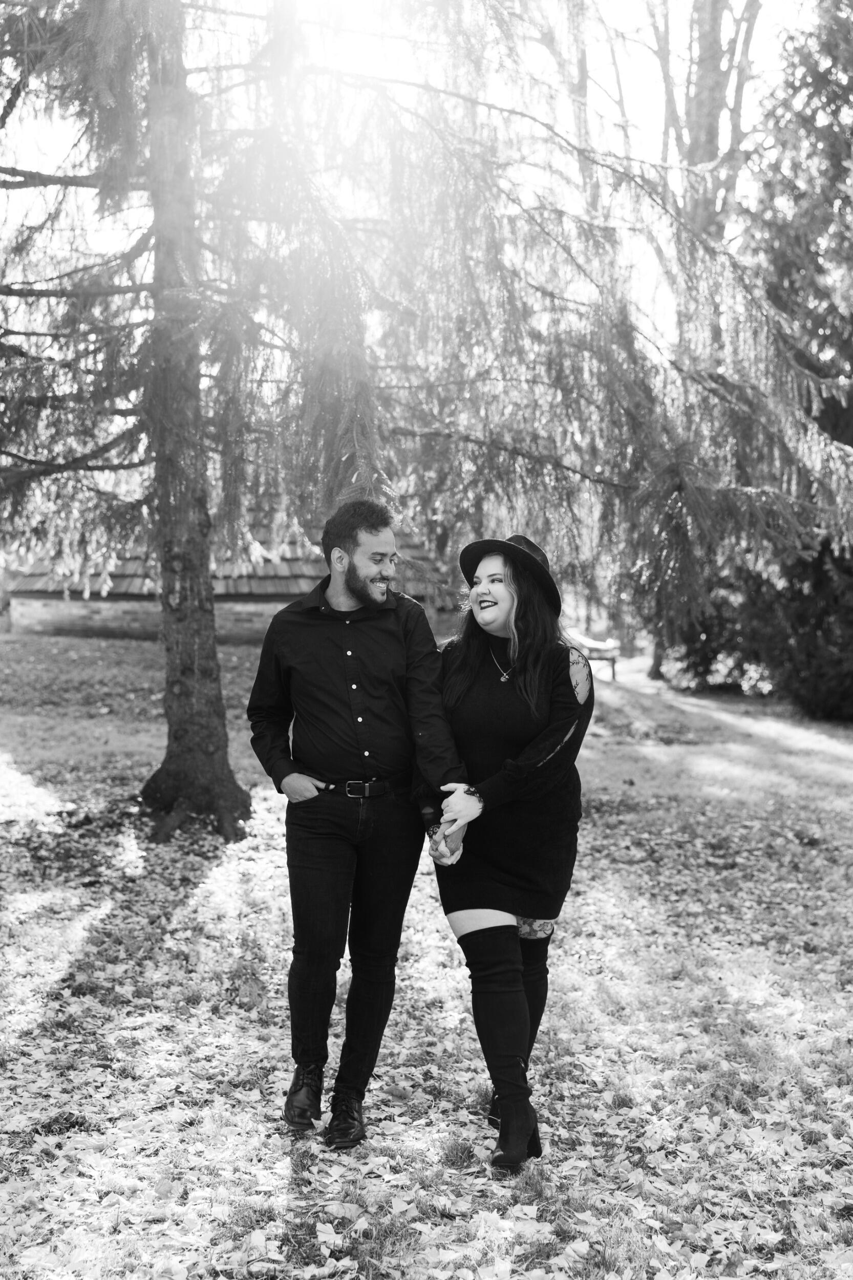 2.5 years dating; our third tree farm mini with Michelle. This year cemented our signature 'pose.'