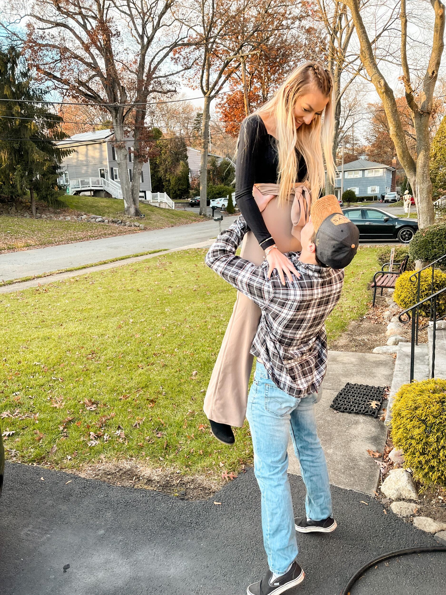 Thanksgiving of 2021 we spent with my family in Rockaway, NJ. This picture is framed in all of our families' homes because it is so sweet and just shows our love. 
