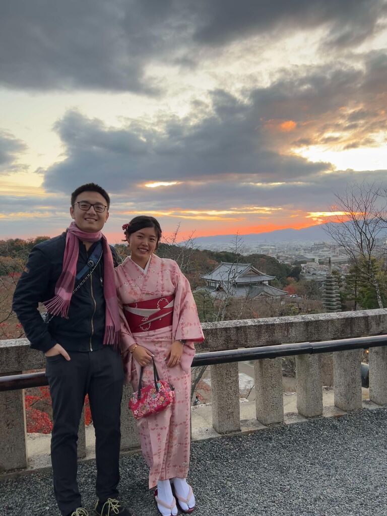 Our dream of visiting Japan finally came true.