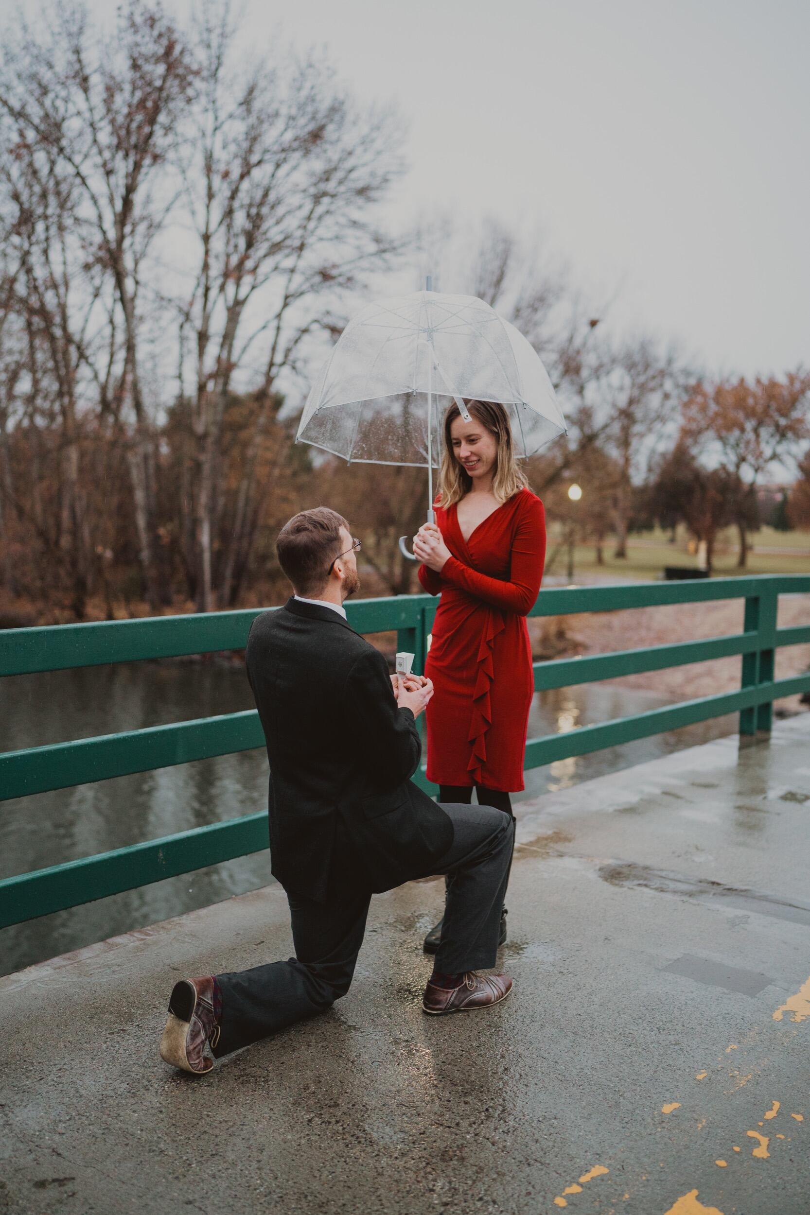 Above the Boise River, Chris declared his love and I said the easiest "yes" I have ever said.