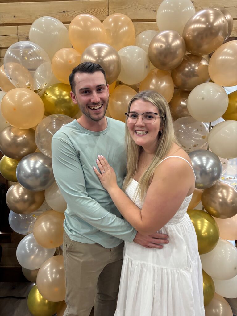 We got engaged, and afterward Joel planned a surprise party full of our favorite people—an unforgettable way to start the next chapter.