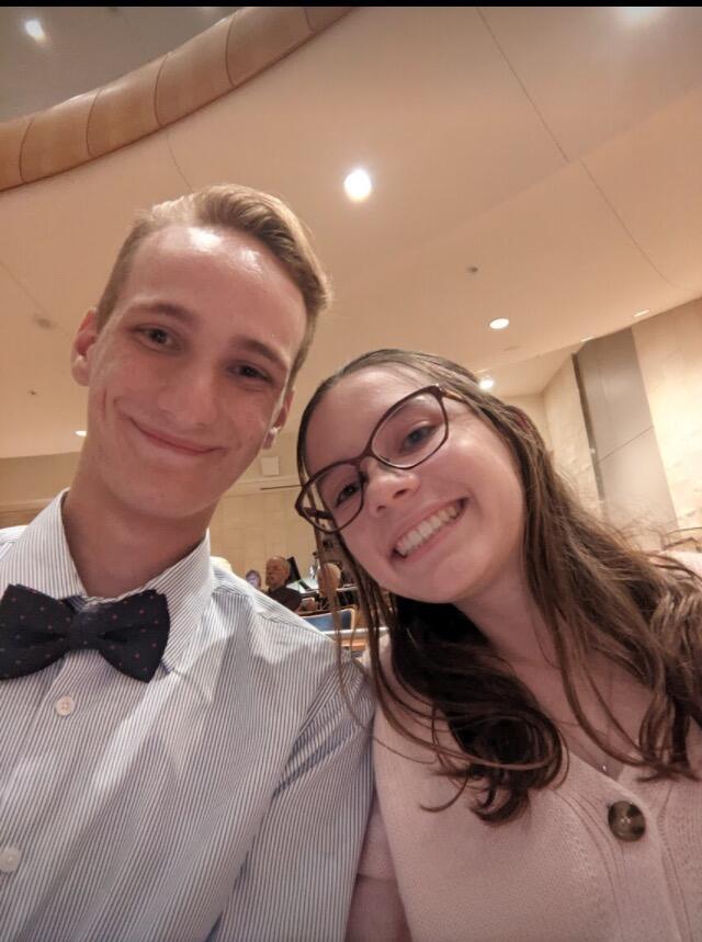 Our first date at the Omaha Symphony! Maggie asked Will if he would wait until after she graduated high school to ask her out, and he agreed. So, about a month after Maggie's graduation we officially start dating!