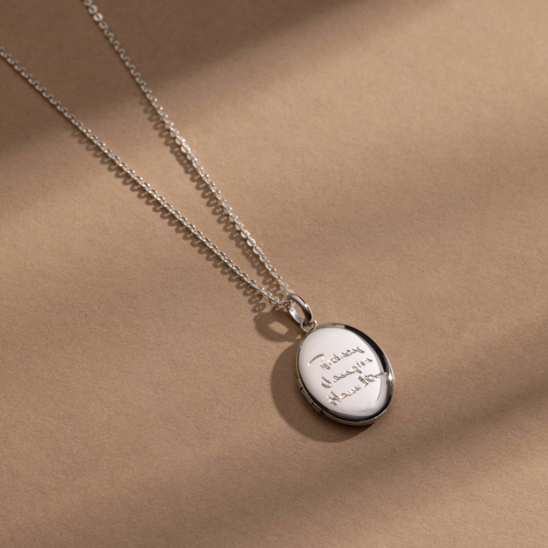 Engraved locket