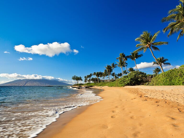 Sunny beaches in Wailea, Maui