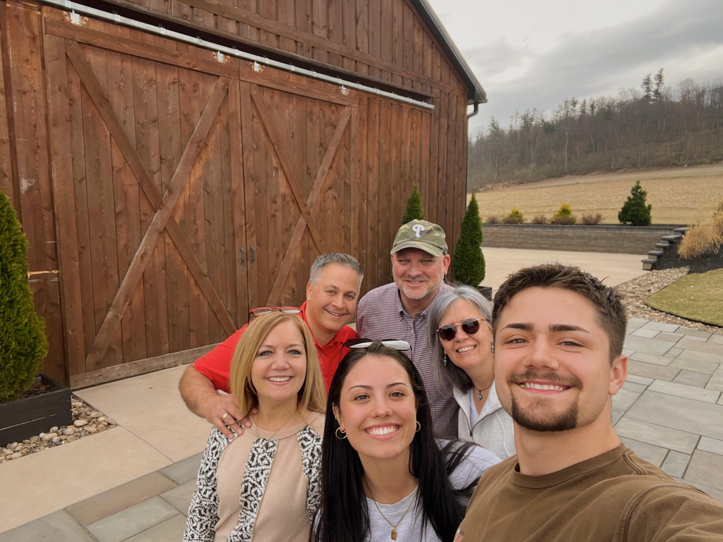 After enjoying the fiancé life for a bit, we finally started our wedding planning process 3 months later. This was the day we finalized our wedding venue and date! We hope you found (or will find, depending on when you're reading this) Stone Ridge Acres just as perfect as we do!