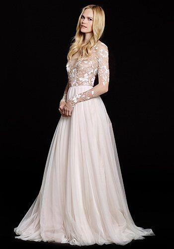 Hayley Paige Long Sleeve Lace Wedding Dress 2024 doubleostudio