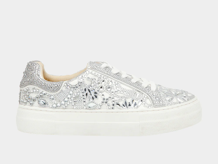 Betsey Johnson bridal sneaker
