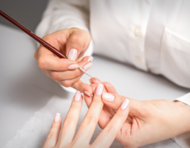 French tip wedding manicure ideas