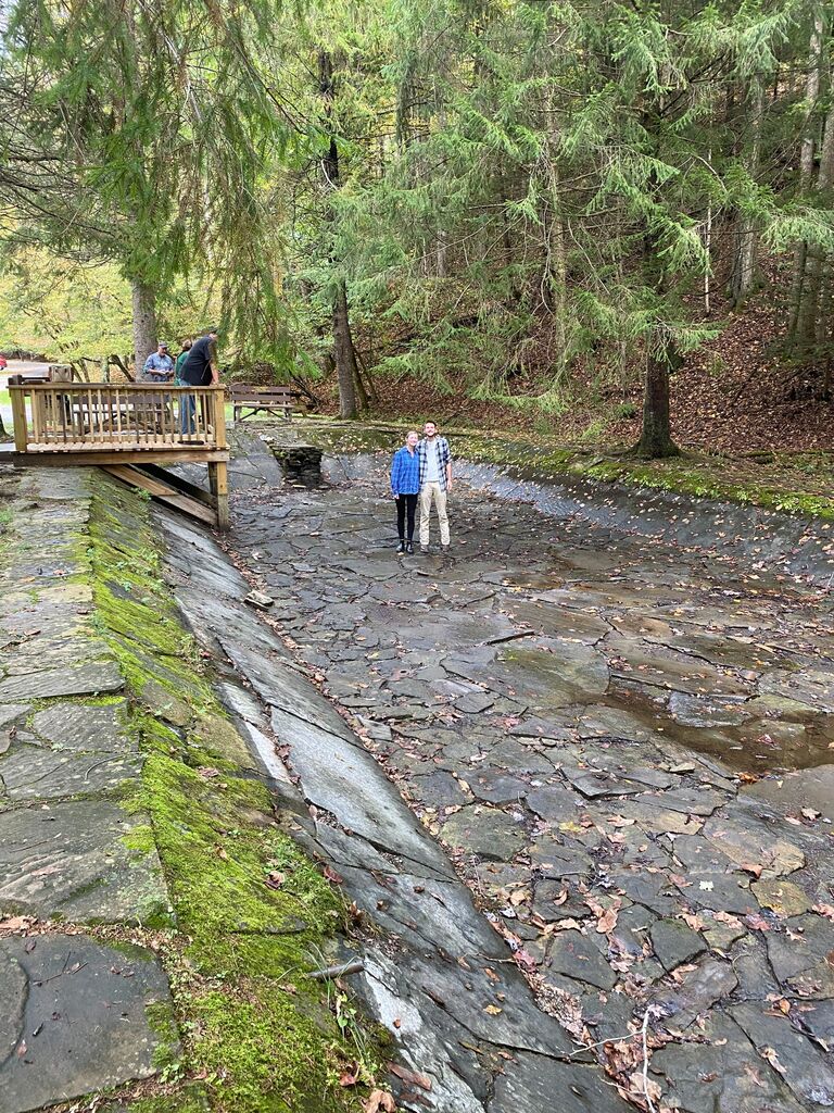 Amelia's first trip to Holly River!