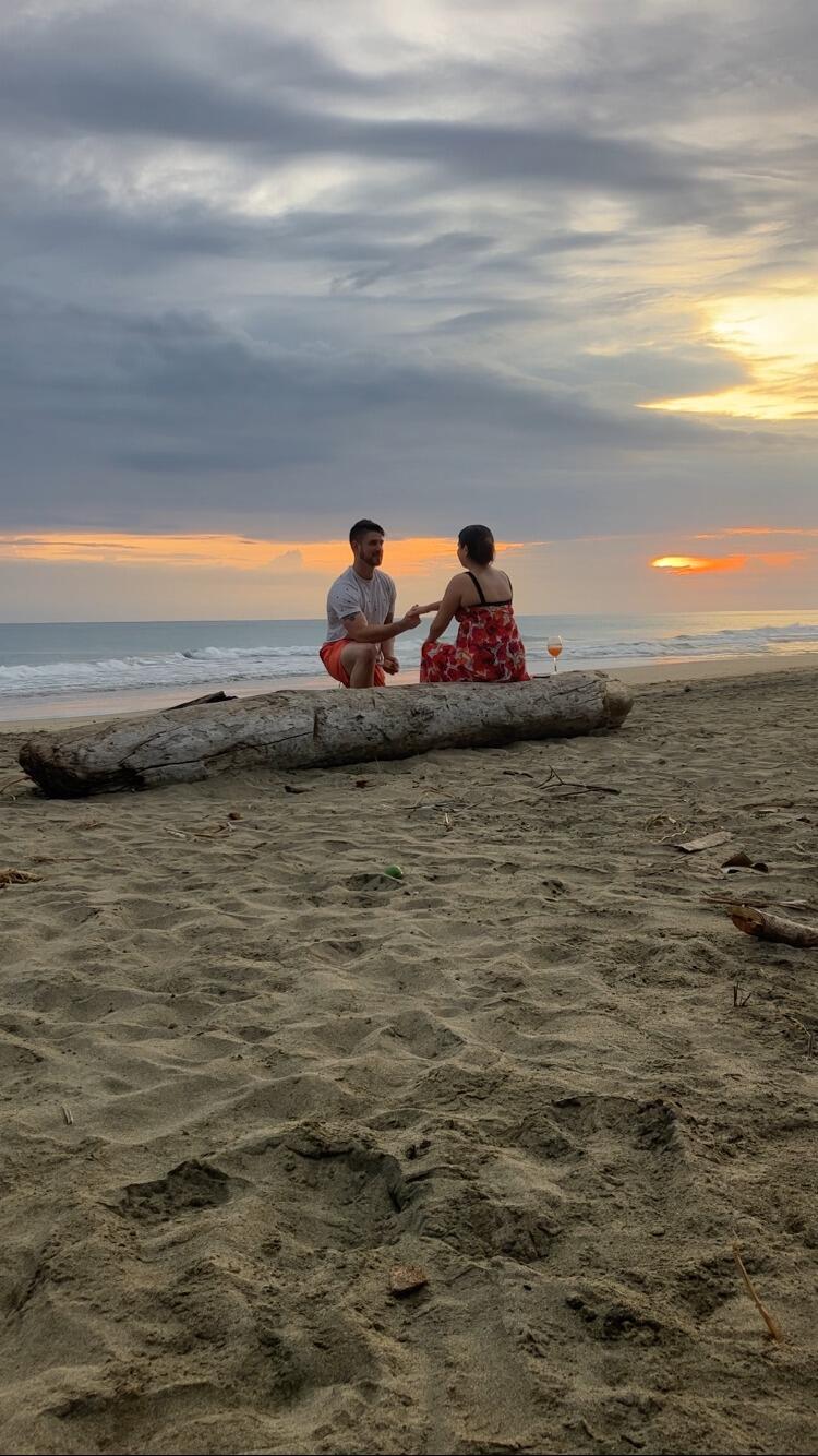 Engaged! - Playa Cocles, Costa Rica