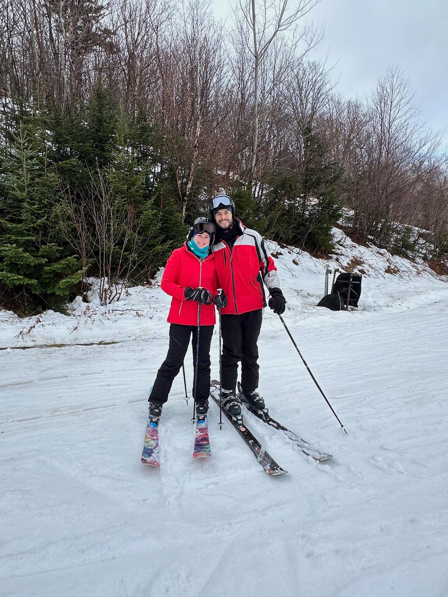 Our first ski trip (Craig learned how to ski!)