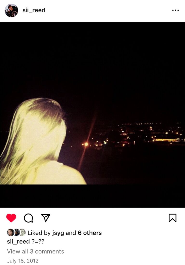 The night we first started dating. You know it's real when Connor posts an Instagram photo to make it official.