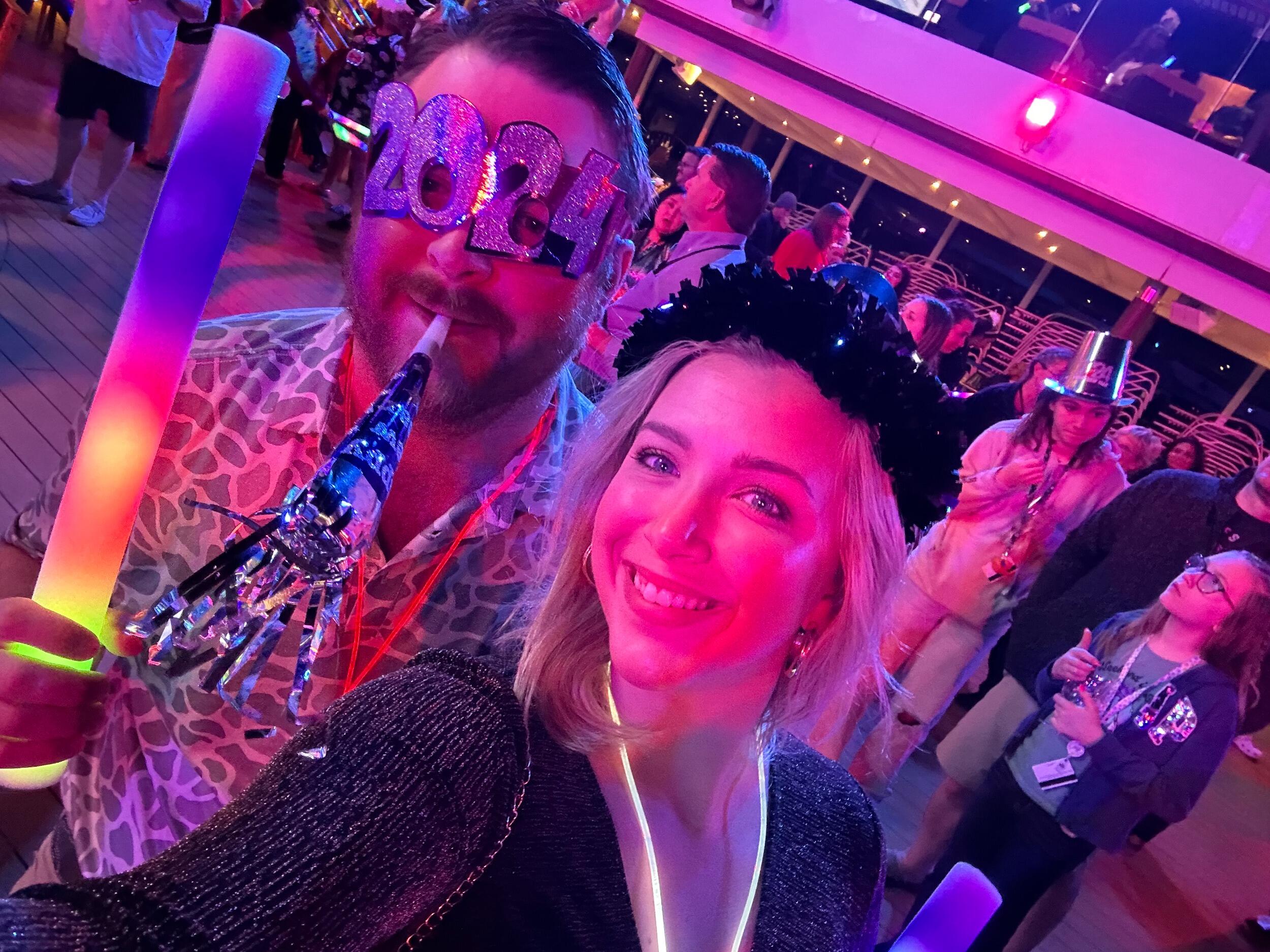 Celebrated New Year's on a cruise!