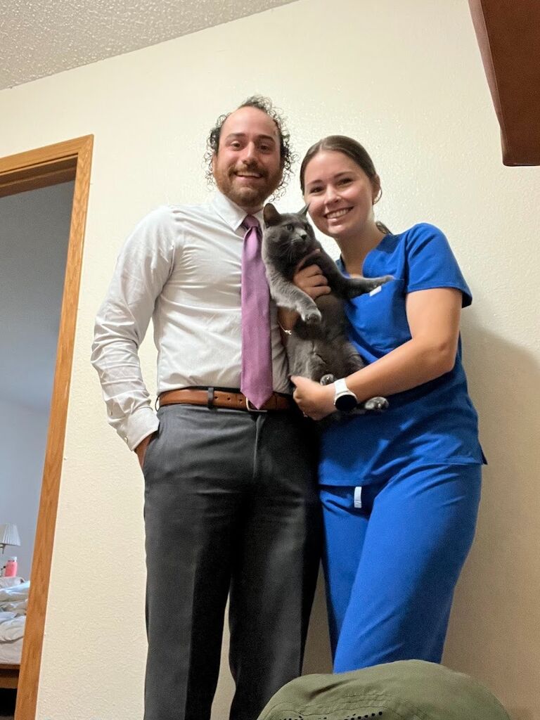 Mark's first day of Medical School!